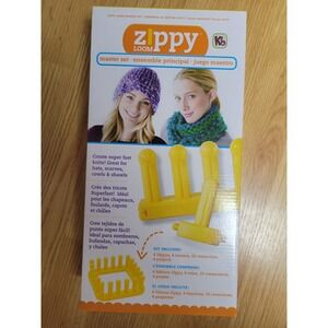 Authentic Knitting Board KB6675 Zippy Loom Master Set Bulky Yarn Knitting Kit